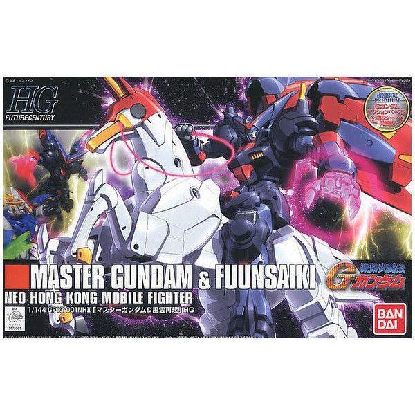 Bandai 1/144 HGFC Master Gundam & Fuunsaiki package art