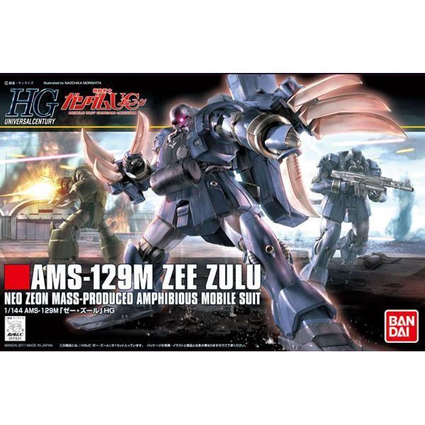 Bandai 1/144 HGUC AMS-129M Zee Zulu package art