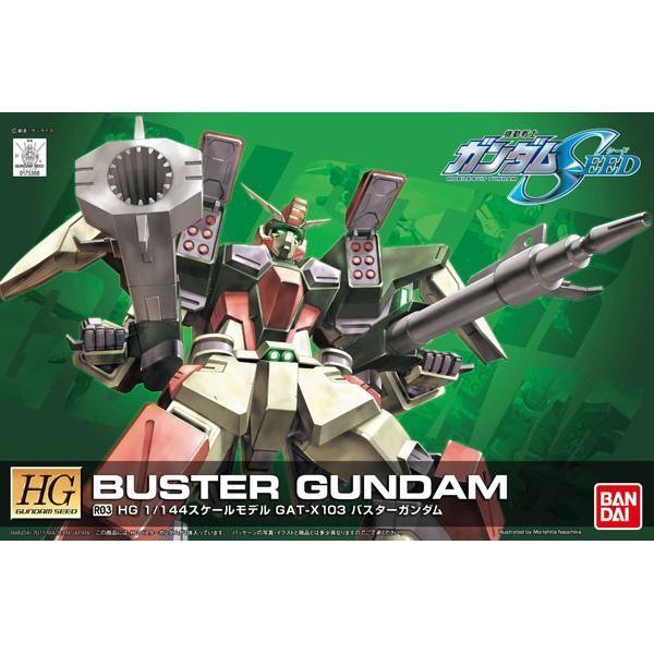 Bandai 1/144 HG Buster Gundam  package artwork