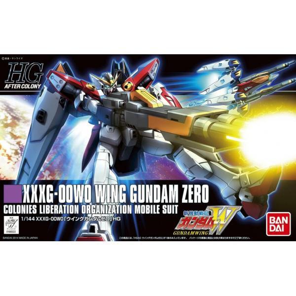 Bandai 1/144 HG AC Wing Gundam Zero package art