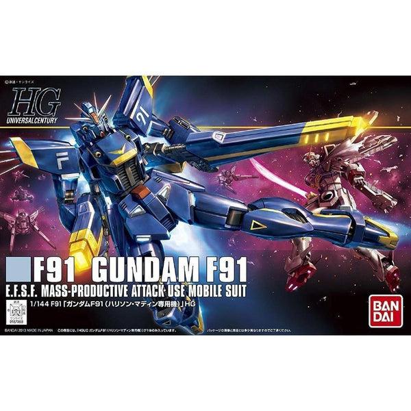 Bandai 1/144 HGUC Gundam F91 Harrison Custom package artwork