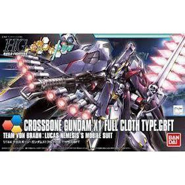Bandai 1/144 HGBF Crossbone Gundam X1 Full Cloth Type GBFT package art