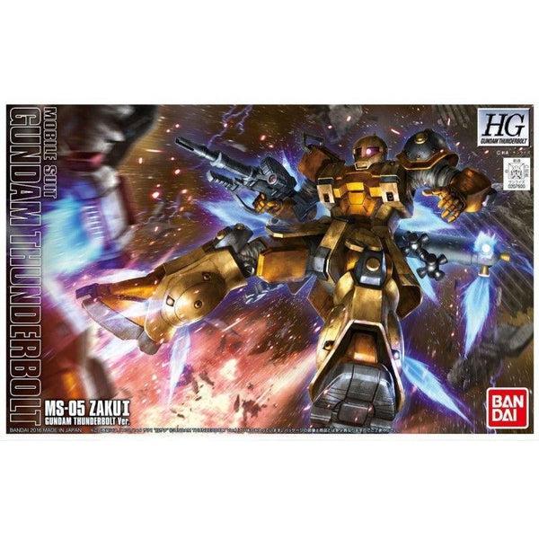 Bandai 1/144 HG MS-05 Zaku I Gundam Thunderbolt Ver. package artwork