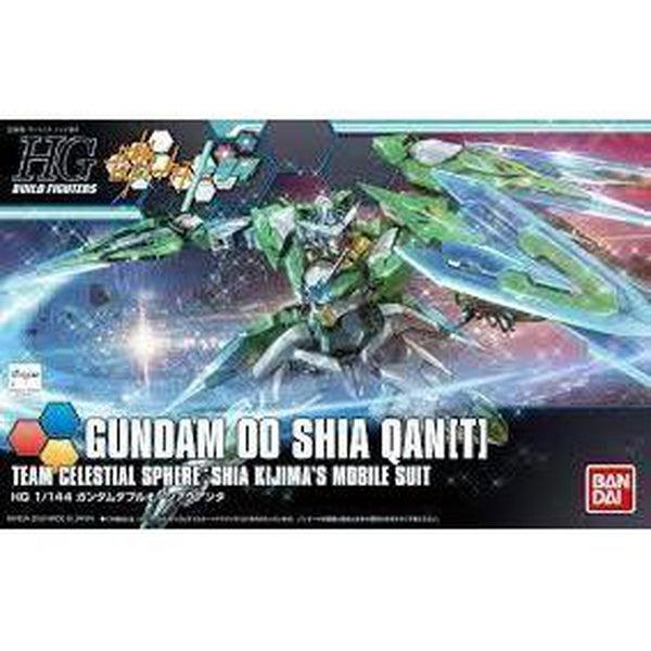 Bandai 1/144 HGBF Gundam 00 SHIA QAN[T] package art