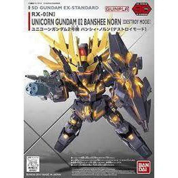 Bandai 1/144 SD Gundam Ex-Standard Unicorn Gundam 02 Banshee Norn Destroy Mode package art