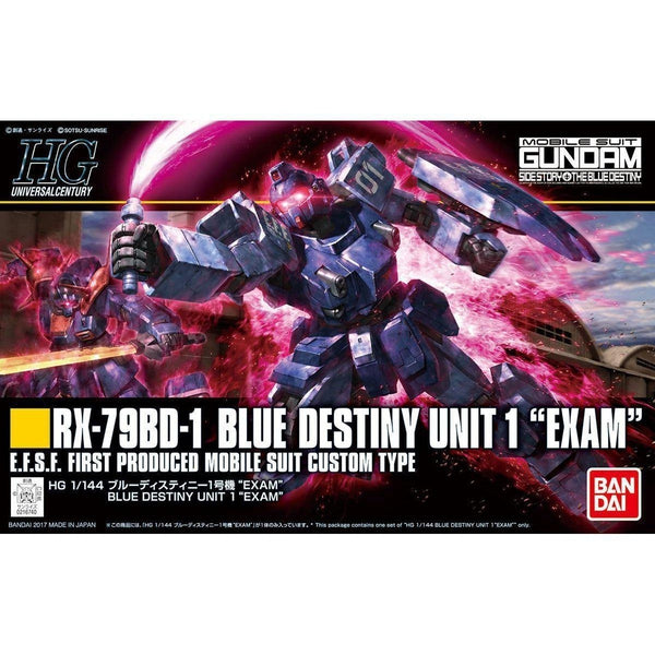 Bandai 1/144 HGUC RX-79BD-1 Blue Destiny Unit 1 "Exam"