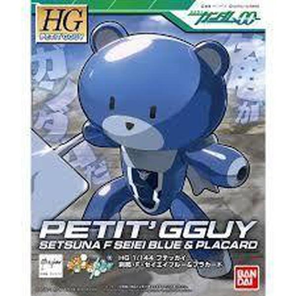 Bandai 1/144 HG Petit'Gguy Setsuna F Seisei Blue & Placard package art
