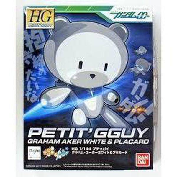 Bandai 1/144 HG Petit'Gguy Graham Aker White package art