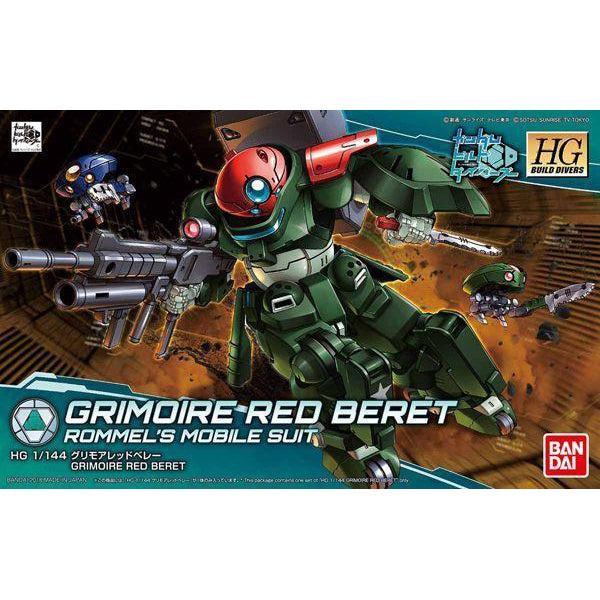 Bandai 1/144 HGBD Grimoire Red Beret package art