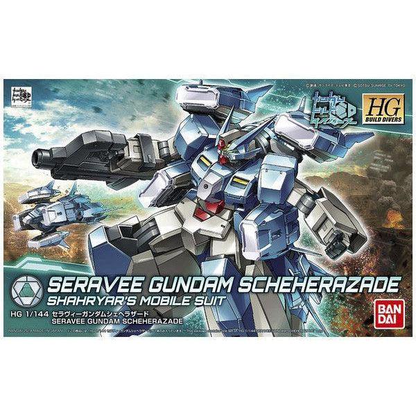 Bandai 1/144 HGBD Seravee Gundam Scheherazade package art