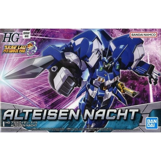 P-Bandai HG AltEisen Nacht (Super Robot Wars) package artwork - Gundam Express Australia