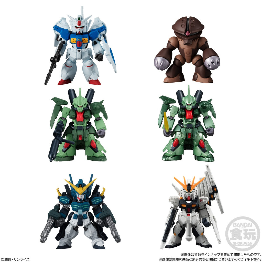 Gundam Express Australia Bandai FW Gundam Converge 10th Anniversary #02 Gashapon Set  front on view