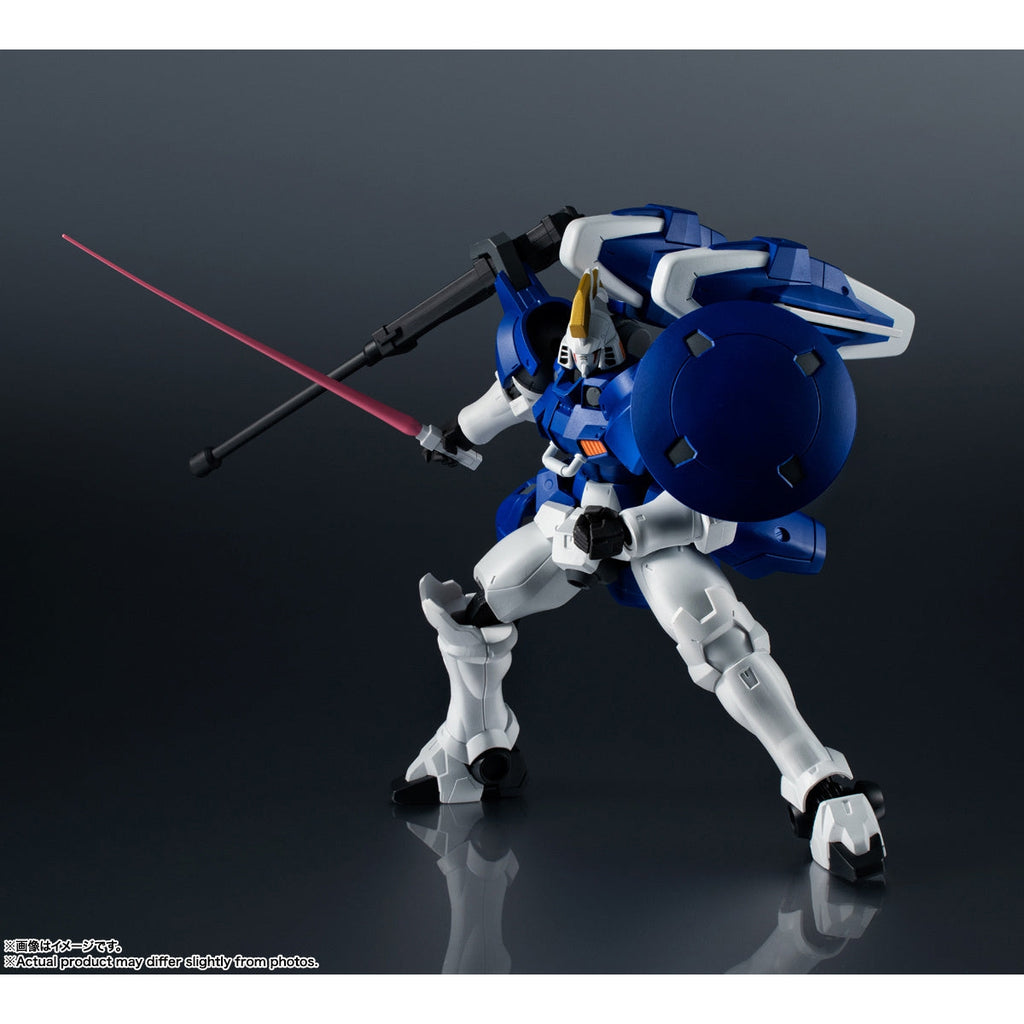 GEA Bandai GU OZ-00MS2 Tallgeese II action pose with weapons