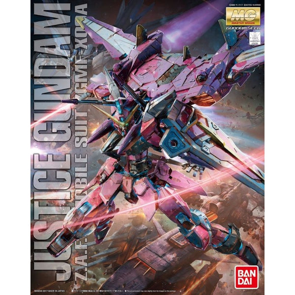 MG ZGMF-X09A Justice Gundam  package artwork