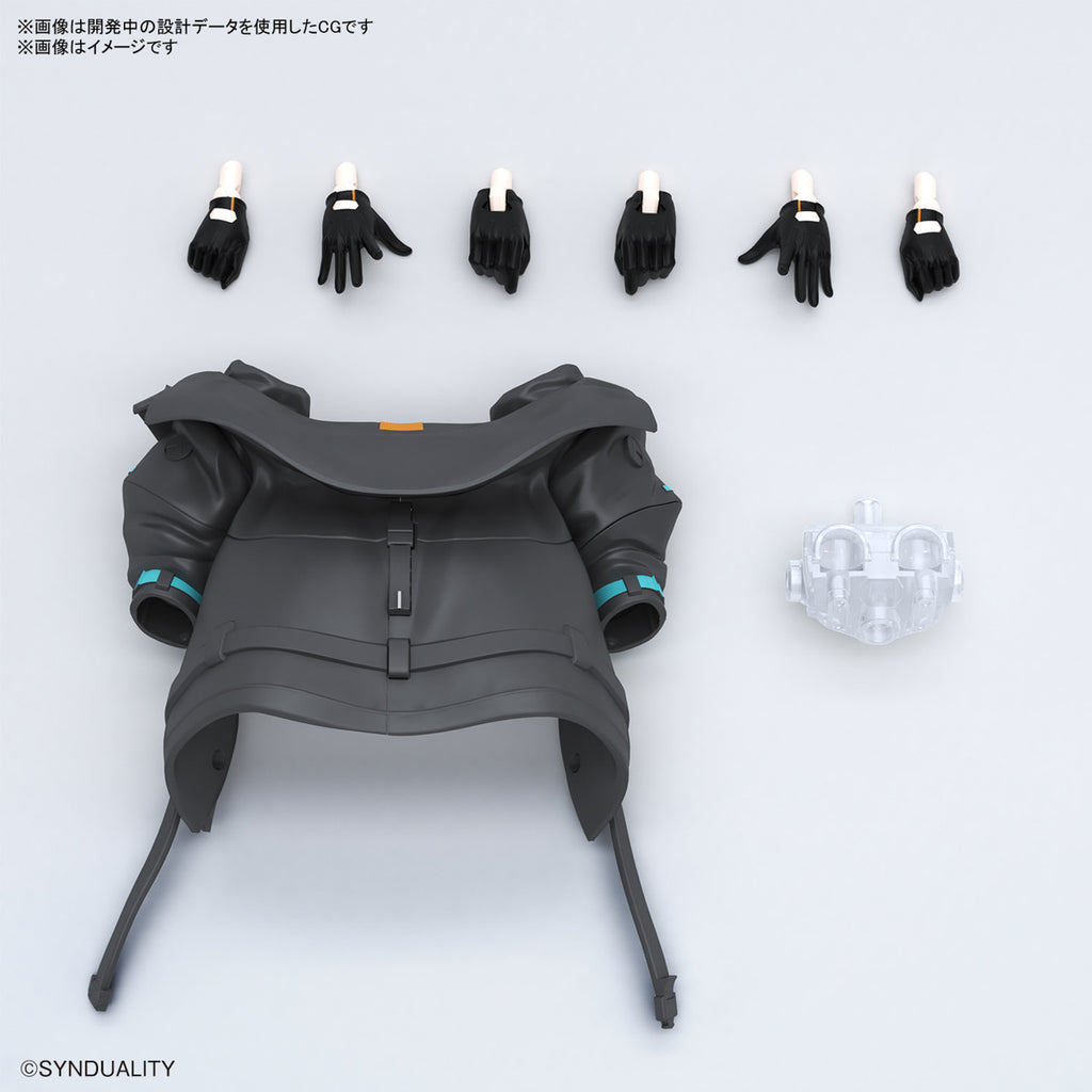 Gundam Express Australia Bandai Figure Rise Standard Noir (Synduality) included accessories