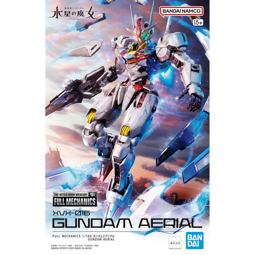 Gundam Express Australia Bandai 1/100 Full Mechanics Gundam Aerial package artwork