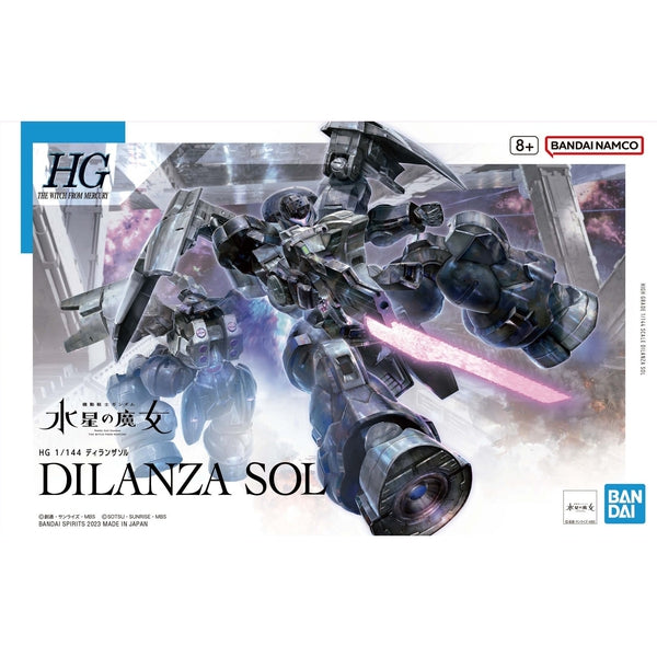 Gundam Express Australia Bandai 1/144 HG Dilanza Sol package artwork