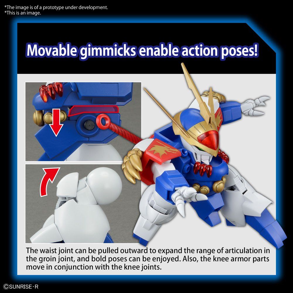 Gundam Express Australia HG Ryujinmaru waist articulation and knee joints designed to move effortlessly