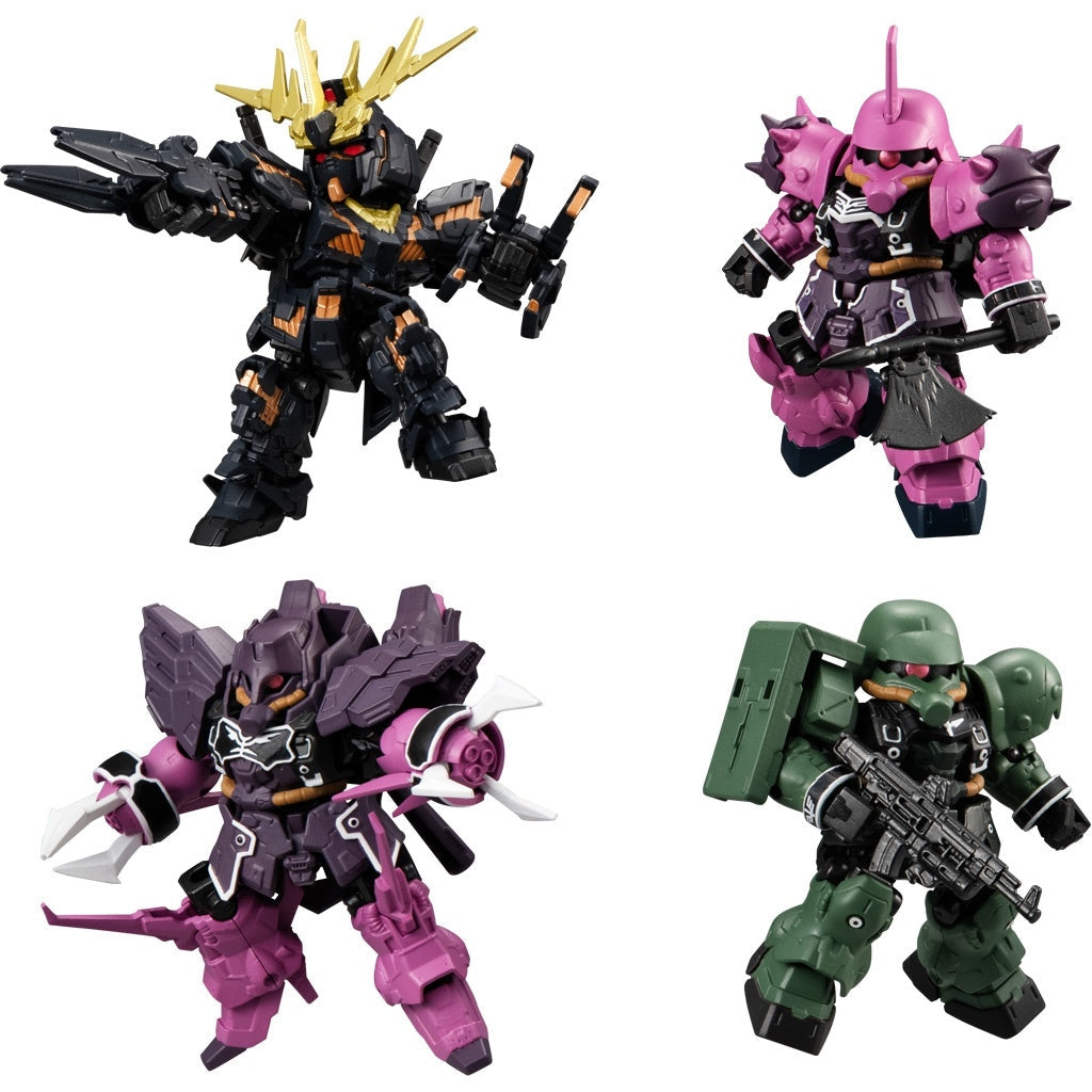 Gundam Express Australia Bandai Mobility Joint Gundam Vol.4 all 4 versions with parts sets displayed