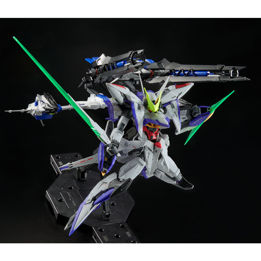 GEA PBandai MG Eclipse Gundam + Raijin Equipment action pose 2