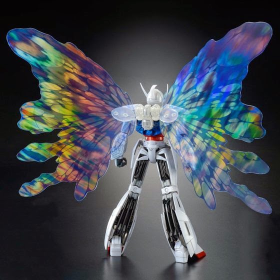 P-Bandai MG 1/100 Turn A Gundam Moonlight Butterfly rear view.