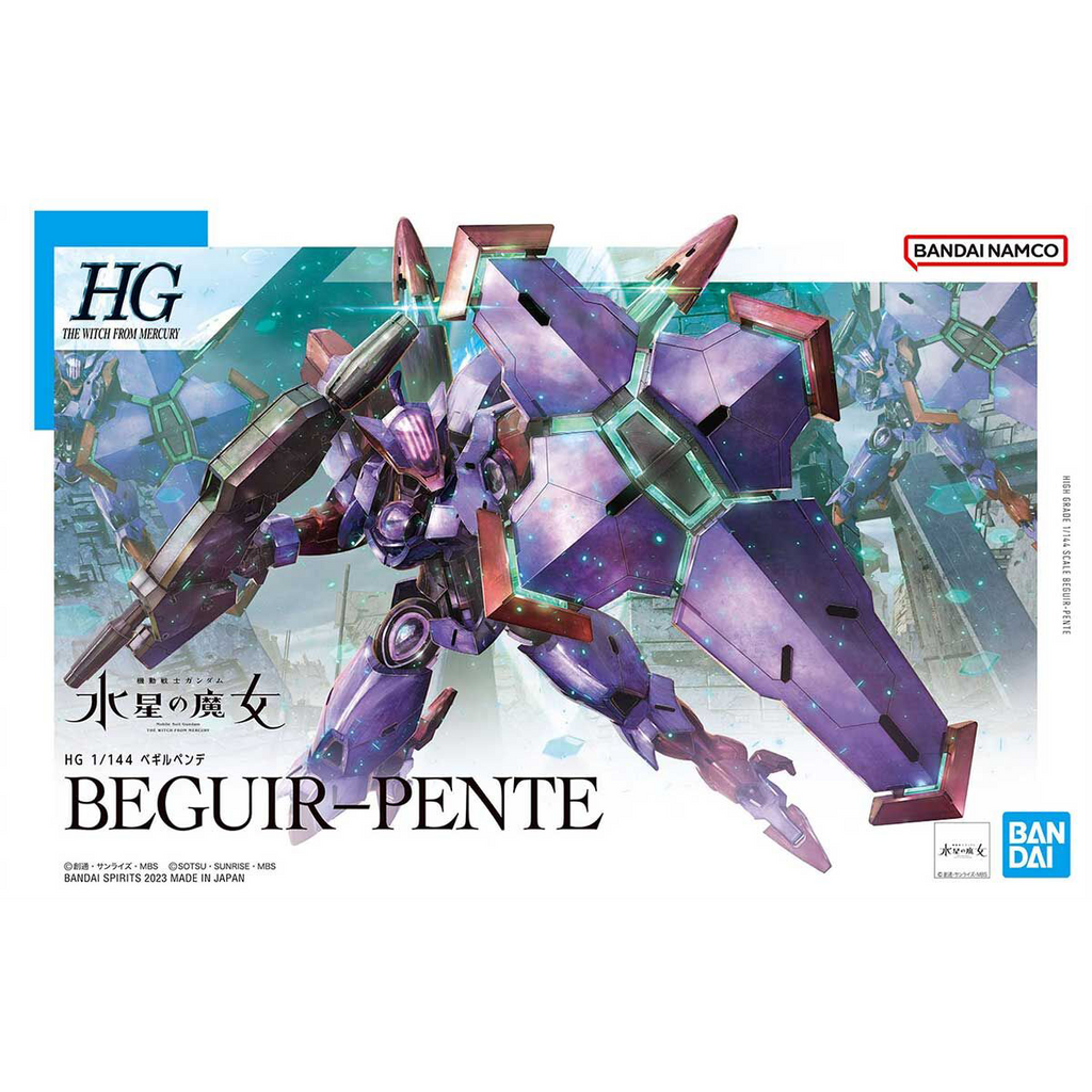 Gundam Express Australia Bandai 1/144 HG Gundam Beguir-Pente package artwork