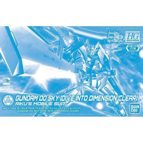 P-Bandai 1/144 HGBD Gundam 00 Sky [Dive Into Dimension Clear] package art