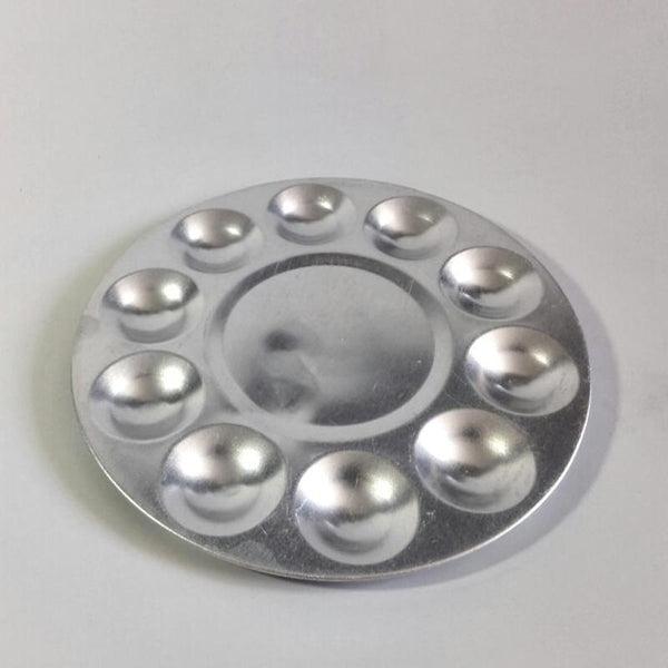 Manwah Aluminium Palette (circle, 10 holes)