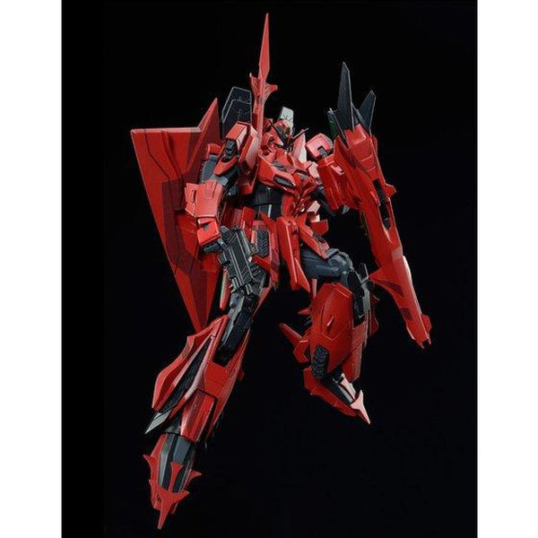 P-Bandai 1/100 MG Zeta Gundam III P2 Type Red Zeta action pose 1