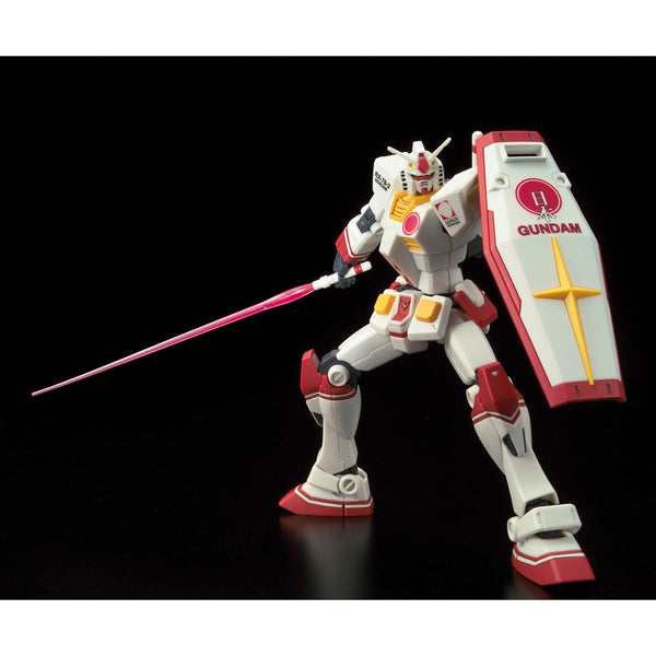 P-Bandai 1/144 HG RX 78-2 Gundam EXPO 2020 Dubai action pose with beam saber