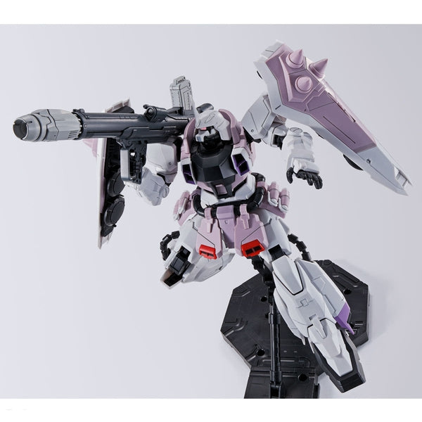 P-Bandai 1/100 MG Blaze Zaku Phantom [Ray Za Burrel Custom] action pose with weapon. 2