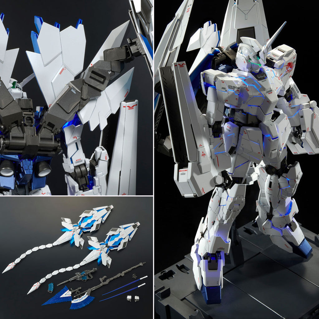 P-Bandai MG 1/60 Unicorn Gundam Perfectibility some detailed features 3 pics