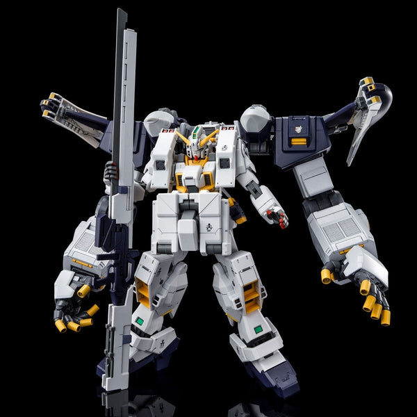 P-Bandai: MG 1/100 Gundam TR-1 Hazel OWSLA Gigantic Arm Unit front on view.