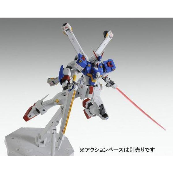 P-Bandai 1/100 MG XM-X3 Crossbone Gundam X3 Ver.Ka  action pose with weapons