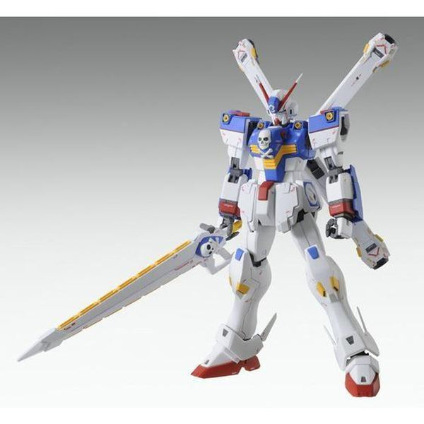 P-Bandai 1/100 MG XM-X3 Crossbone Gundam X3 Ver.Ka  front on view.