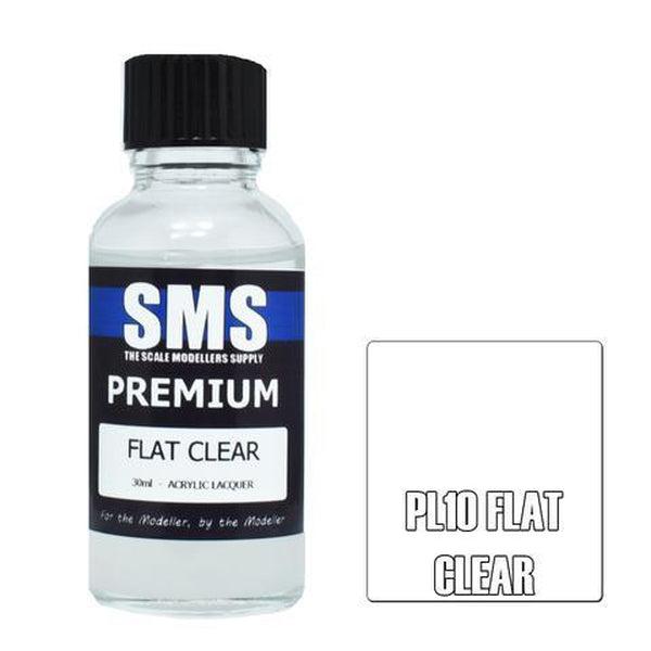 SMS Premium Acrylic Lacquer Series Clear Flat