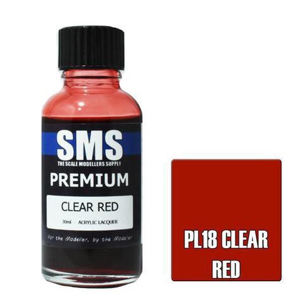 SMS Premium Acrylic Lacquer Series Clear Red