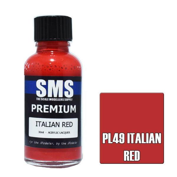 SMS Premium Acrylic Lacquer Series Italian Red