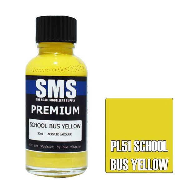 SMS Premium Acrylic Lacquer Series School Bus Yellow