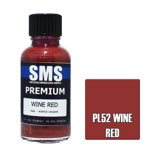 SMS Premium Acrylic Lacquer Series Wine Red