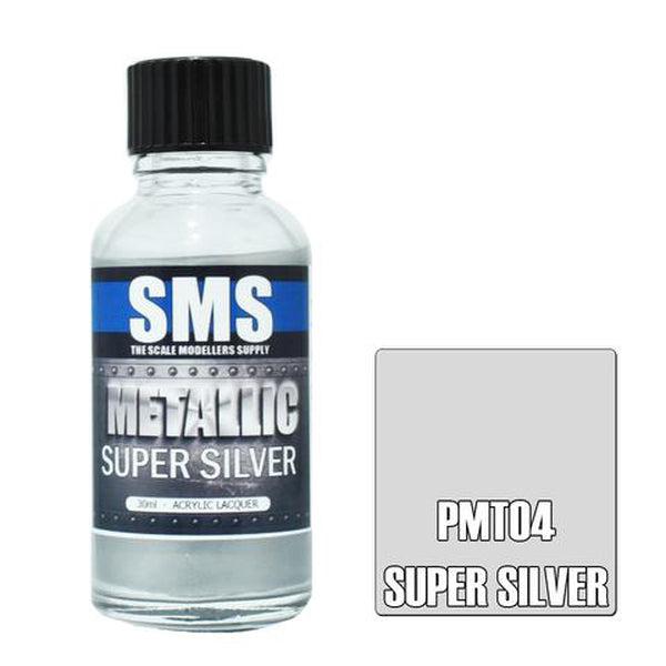 SMS Metallic Acrylic Lacquer Series Super Silver