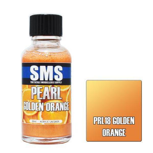 SMS Premium Acrylic Lacquer Series Pearl Golden Orange