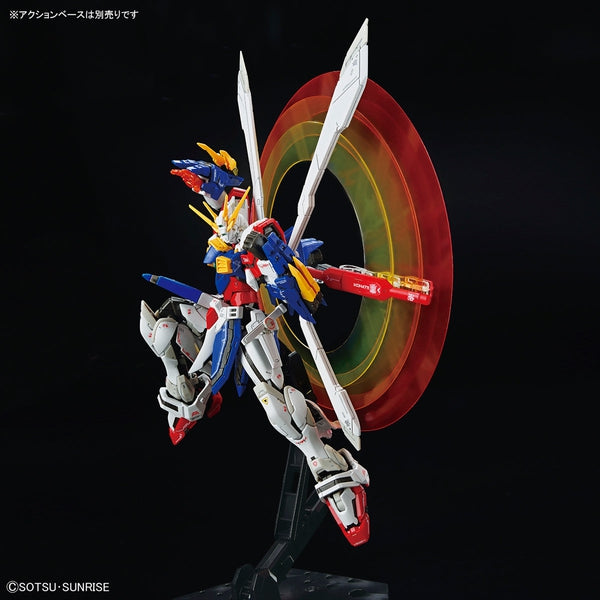 Bandai 1/144 RG God Gundam action pose 3
