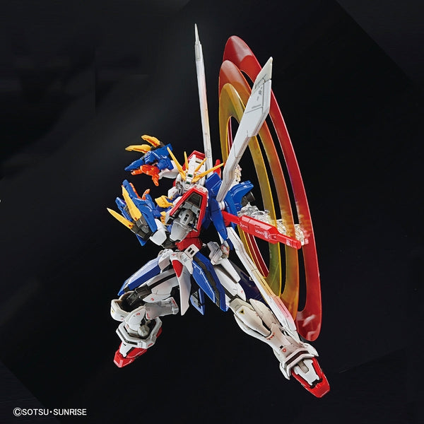 Bandai 1/144 RG God Gundam action pose 1