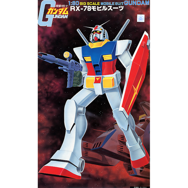 Bandai 1/60 NG RX-78 Gundam package artwork