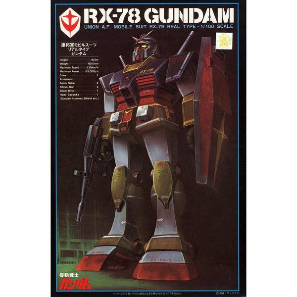 Bandai 1/100 NG RX-78 Gundam [Real Type] package artwork