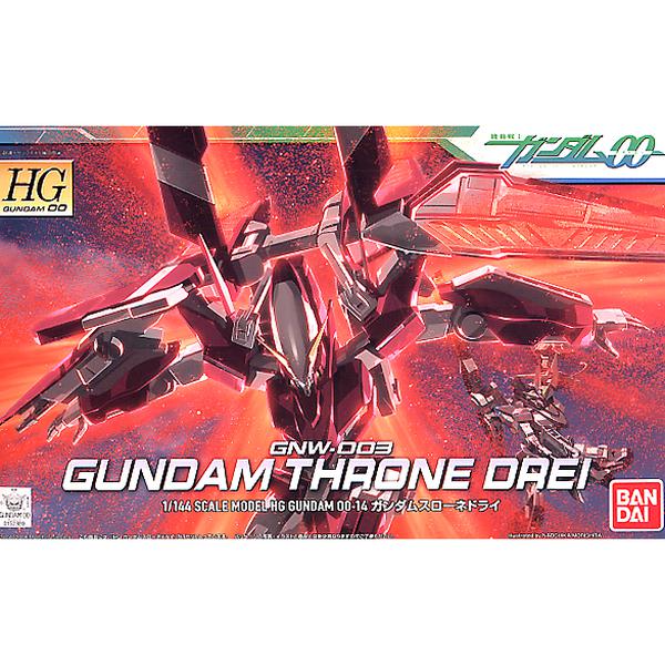 Bandai 1/144 HG Gundam Throne Drei package artwork