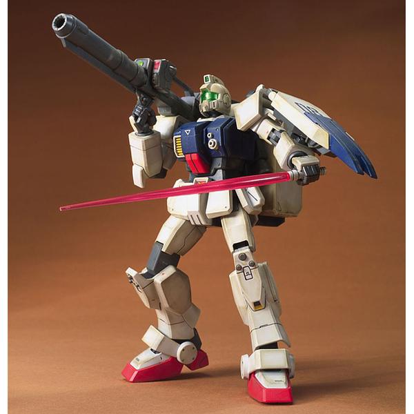 Bandai 1/144 HG RX-79[G] Gundam the Ground War Set action pose with weapons