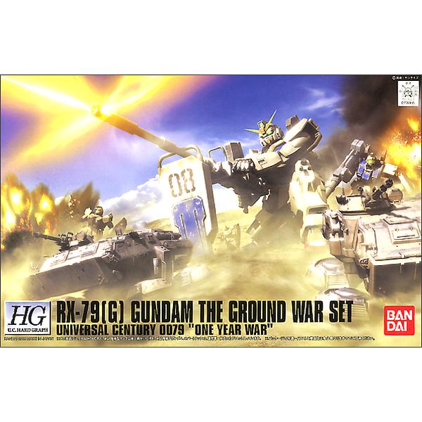 Bandai 1/144 HG RX-79[G] Gundam the Ground War Set package artwork