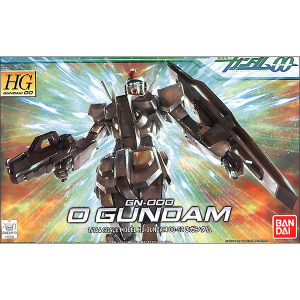 Bandai 1/144 HG GN-0000 Gundam 0 Gundam package artwork